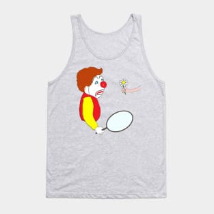 The Clown and the Flower Tank Top